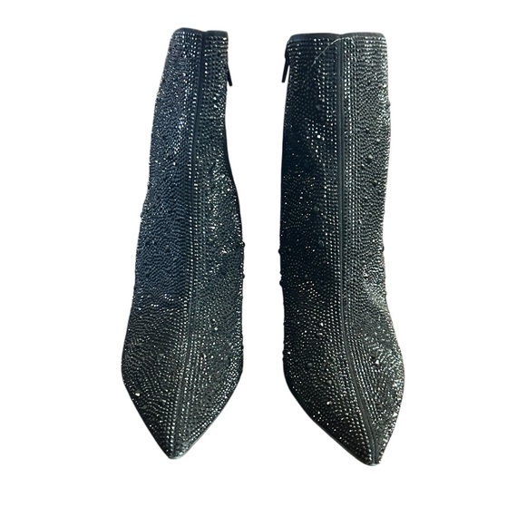 INC International Concepts Rakima Embellished Rhinestone Dress Booties NEW 7.5 - Picture 4 of 10